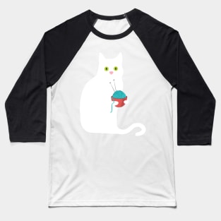 Cute Ramen Kitty Baseball T-Shirt